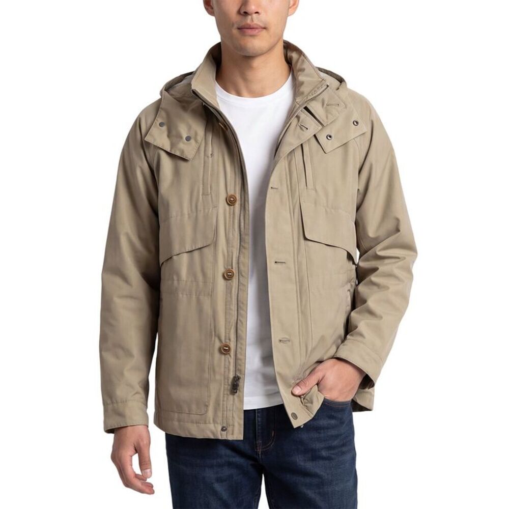 Corneliani Mens Cc Collection Giada Dintex Windbreaker, Green